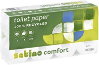 Toiletpapier Satino MT1 Comfort 2-laags 400vel wit 027060