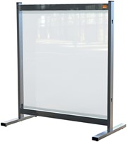 Bureauscherm Nobo doorzichtig PVC 77x86cm-2