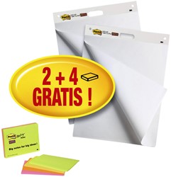 Meeting chart Post-it 559 63.5x76.2cm 2 blokken + 4 blokken Meeting notes gratis