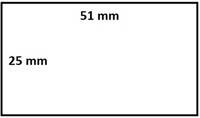 Zebra labeletiket IEZZY 880199-025D 51x25mm 25mm wit permanent 2580 stuks-3