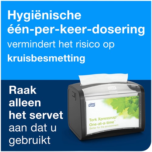 Servetten Tork Xpressnap® 1/2 vouw 2-laags 1000 stuks naturel 12880-1