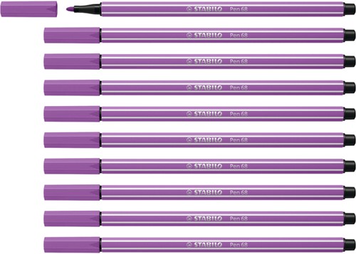 Viltstift STABILO Pen 68/60 medium vergrijsd violet-2