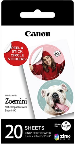 Fotopapier Canon Zoemini ZP-2030-2C 20 vel