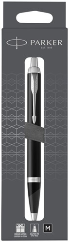 Balpen Parker IM matt black CT M blister à 1 stuk