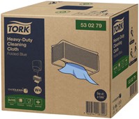 Reinigingsdoek Tork Heavy-Duty W4 gevouwen absorberend 105 vel blauw 530279-3