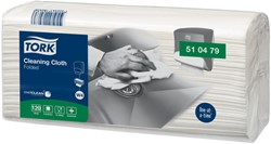 Reinigingsdoek Tork Cleaning W4 flexibel nonwoven 4 pakken à 120 st wit 510479