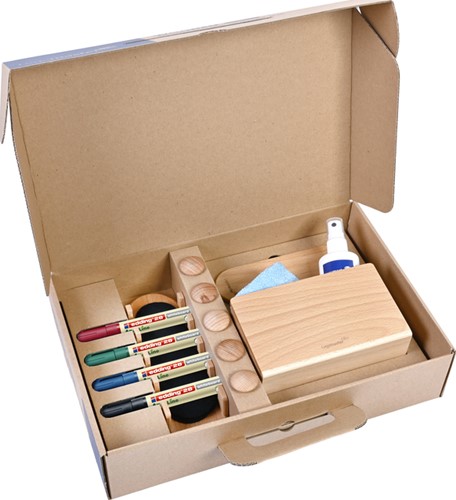 Whiteboard accessoire starter kit Legamaster WOODEN 17 stuks-3