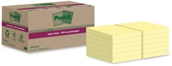 Memoblok Post-it 622 RSS12CY 47,6x47,6mm canary yellow 12 stuks