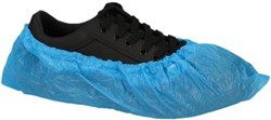 Schoenovertrek CMT 70mu geruwd maat 36-46 CPE blauw 50 stuks