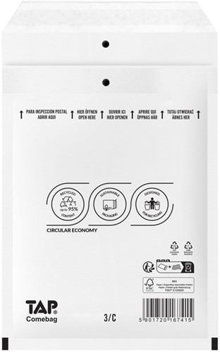 Envelop TAP Comebag luchtkussen nr13 170x225mm 100 stuks