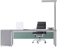 Werkplek tafelklem MAUL Javal LED dimbaar hg 120cm zilver-3