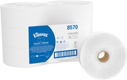 Toiletpapier Kleenex jumbo 2-laags 190m wit 8570