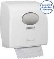 Handdoekroldispenser Aquarius Slimroll wit 7955-3