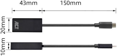 Adapter ACT USB-C naar HDMI 60Hz-1