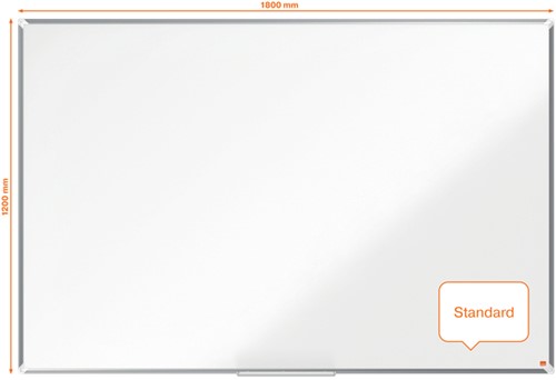 Whiteboard Nobo Premium Plus 120x180cm staal-2