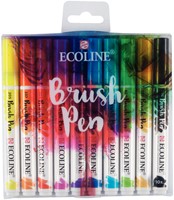 Brushpen Talens Ecoline set á 10 stuks assorti-3