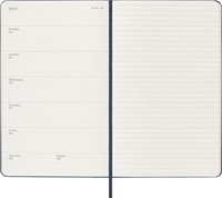 Agenda 2024/2025 Moleskine 18M Planner Weekly 7dagen/1pagina large hc sapphire blue-3