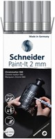 Viltstift  Schneider Paint-it 061 2.0mm metallic chrome-1