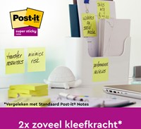 Memoblok 3M Post-it 655-SSCY Super Sticky 76x127mm geel voordeelpak-3