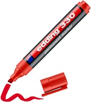 Viltstift edding 330 schuin 1.5-5mm rood-2