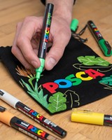 Verfstift Posca PC17K extra breed rechthoek lichtblauw-3