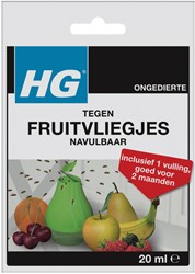 Fruitvliegjesval HG HGX met 1 navulling 20ml