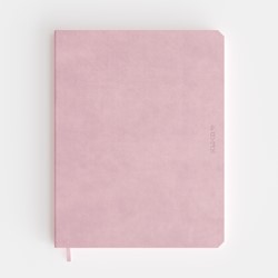 Notitieboek de KEMPEN Brut 171x220mm blanco 192 pagina's 90gr roze