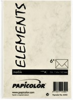 Envelop Papicolor C6 114x162mm marble ivoor pak à 6 stuks-3