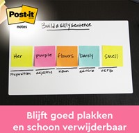 Memoblok Post-it 655 76x127mm 100 vel per blok neon geel-3