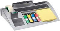 Bureau organiser Post-it C50 zilvergrijs incl inhoud-3