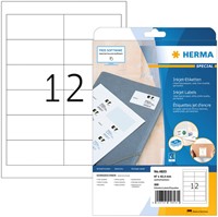 Etiket HERMA 4823 96.5x42.3mm wit 300stuks