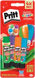 Lijmstift Pritt 10gr fun colors 1 blister à 4 stuks