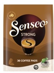 Koffiepads Douwe Egberts Senseo strong 36 stuks