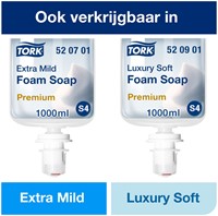 Handzeep Tork S4 Premium schuim 1000ml mild 520501-3