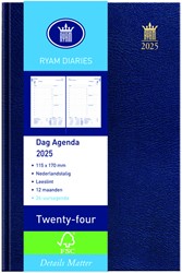 Agenda 2025 Ryam Twenty-four Mundior 1dag/1pagina blauw