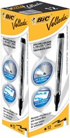 Whiteboardmarker Bic Velleda liquid rond medium zwart-3