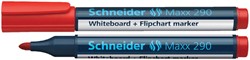 Whiteboardmarker Schneider Maxx 290 rond 2-3mm rood