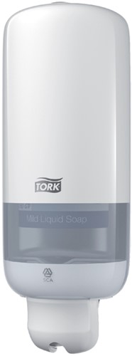 Zeepdispenser Tork S1 Elevation vloeibaar 1000ml wit 560000-2