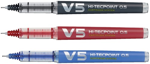 Rollerpen PILOT Begreen Hi-Tecpoint V5 fijn zwart-2