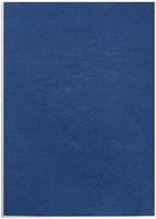 Voorblad Fellowes A4 lederlook royal blauw 100 stuks-2