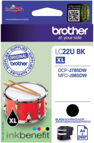 Inktcartridge Brother LC-22UBK zwart-2