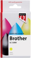 Inktcartridge Quantore alternatief tbv Brother LC-1000 geel